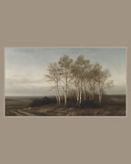 Video of the Evening Birch Grove Frame TV art in a room
