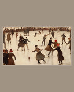 Video of the Red Hat Skaters Frame TV art in a room