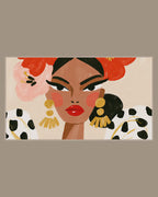 Video of the Gold Earring Glamour Frame TV art in a room