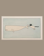 Video of the Cat and the Whale Frame TV art in a room