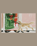 Video of the Labrador Gift Delivery Frame TV art in a room