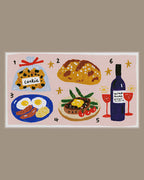 Video of the Little Feast Menu Frame TV art in a room