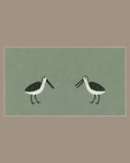 Video of the Sage Shorebirds Frame TV art in a room