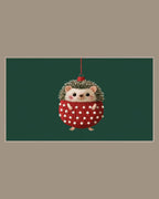 Video of the Knit Hedgehog Ornament Frame TV art in a room