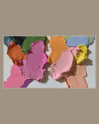 Video of the Glossy Pastel Strokes Frame TV art in a room