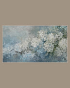 Video of the Dusty Blue Hydrangeas Frame TV art in a room