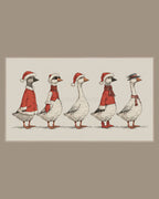 Video of the Five Festive Geese Frame TV art in a room