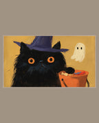 Video of the Candy Bucket Cat Frame TV art in a room