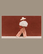 Video of the Daisy Bouquet Stroll Frame TV art in a room