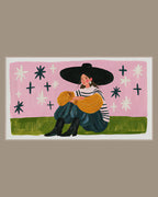 Video of the Big Hat Star Wall Frame TV art in a room