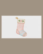 Video of the Paw Print Stocking Frame TV art in a room
