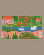 Video of the Storybook Swan River Frame TV art in a room