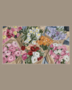 Video of the Kraft Paper Bouquets Frame TV art in a room