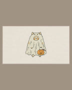 Video of the Ghost Sheet Cat Frame TV art in a room