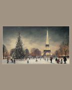 Video of the Paris Square Skaters Frame TV art in a room