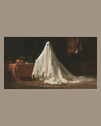 Video of the Candlelit Parlor Ghost Frame TV art in a room