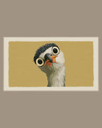 Video of the Big Eyed Night Heron Frame TV art in a room