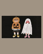 Video of the Grumpy Trick or Treaters Frame TV art in a room