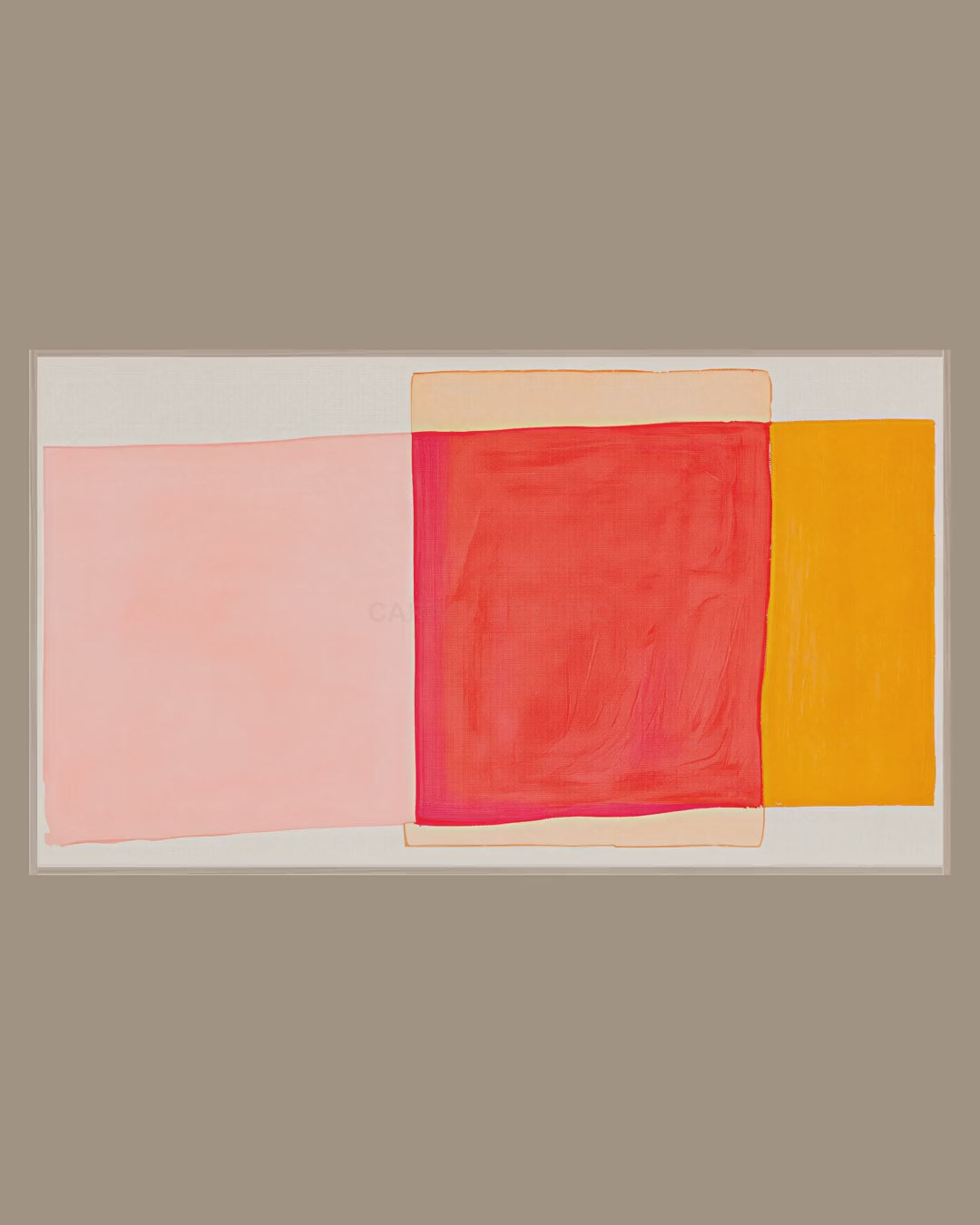 Video of the Blush Color Fields Frame TV art in a room