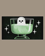 Video of the Potion Glass Ghost Frame TV art in a room