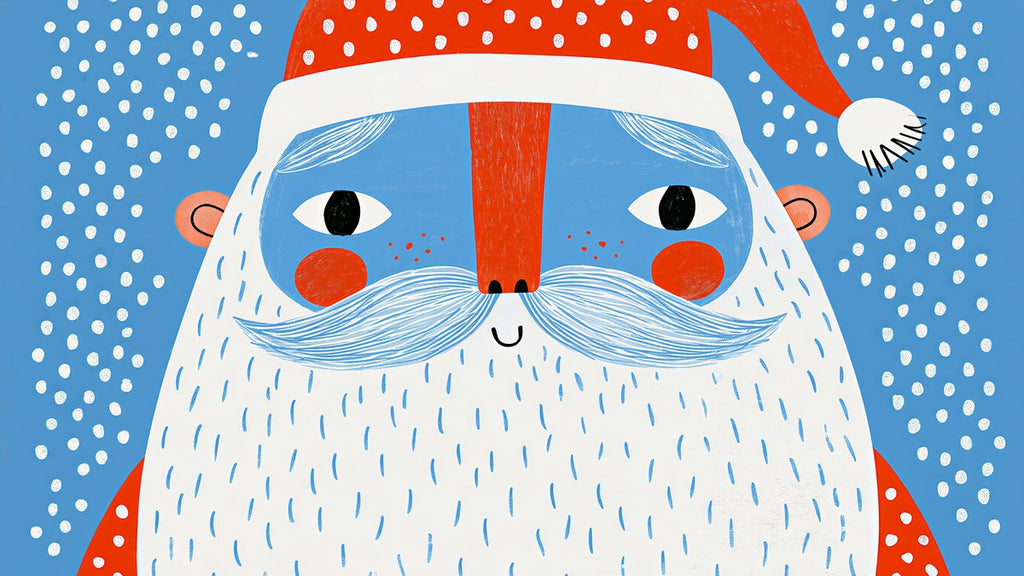 Polka Dot Santa artwork