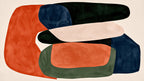 Rust and Navy Shapes artwork