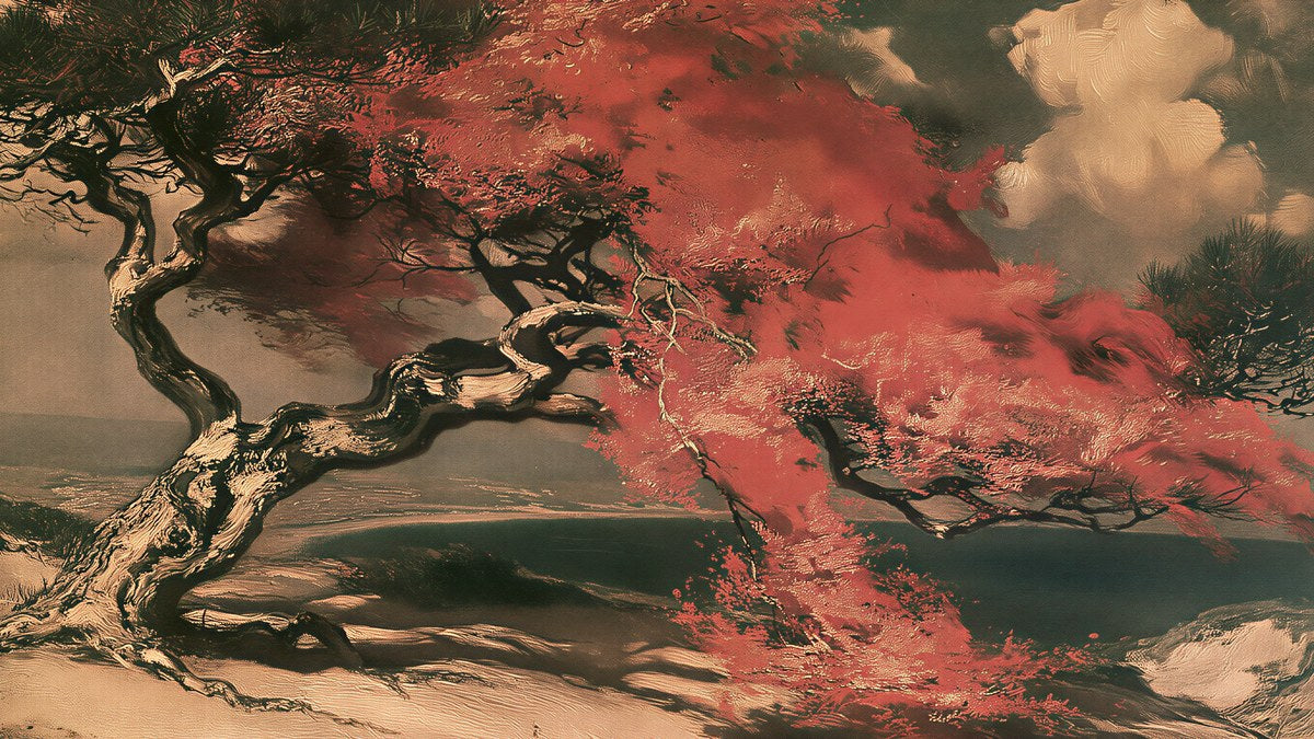 Japanese Red Tree artwork
