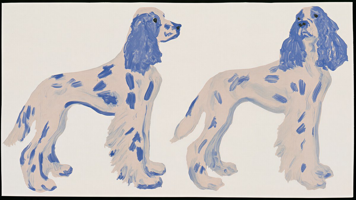Blue Spaniel Figurines artwork