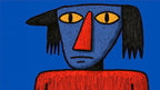 Glum Blue Face artwork