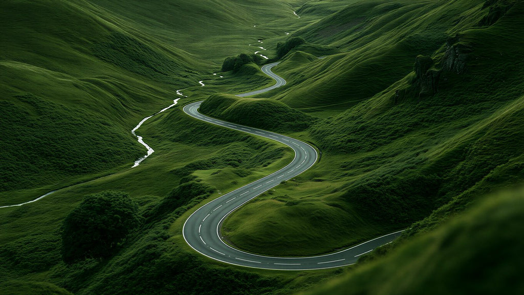 Winding Road Green Hills artwork