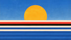 Striped Sea Sunset artwork