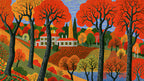 Folk Autumn Farmhouse artwork