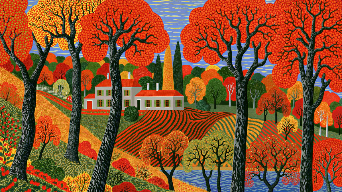 Folk Autumn Farmhouse artwork