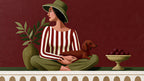 Dachshund Lap Portrait artwork