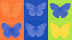 Color Block Butterflies artwork