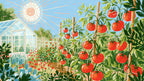 Sunny Tomato Garden artwork