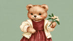 Teddy Bear in Pearls artwork