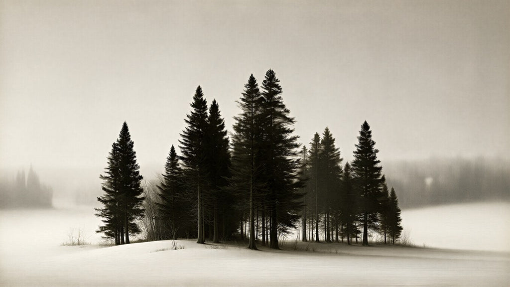 Misty Pine Grove artwork