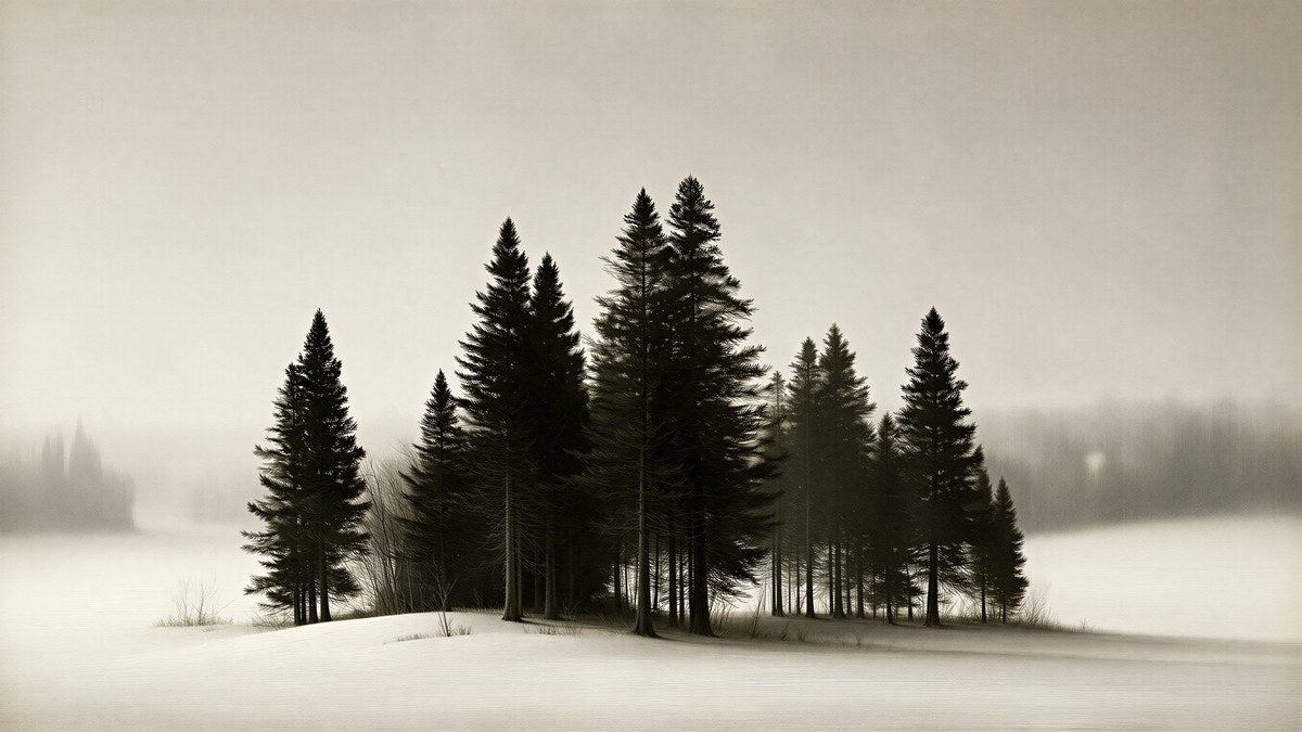 Misty Pine Grove artwork