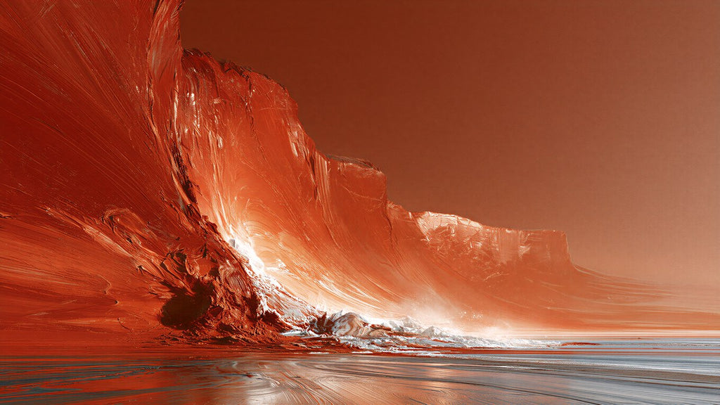 Fiery Sea Cliffs artwork