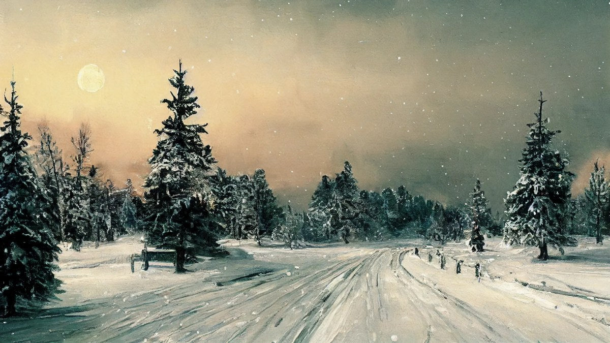 Moonlit Pine Road artwork