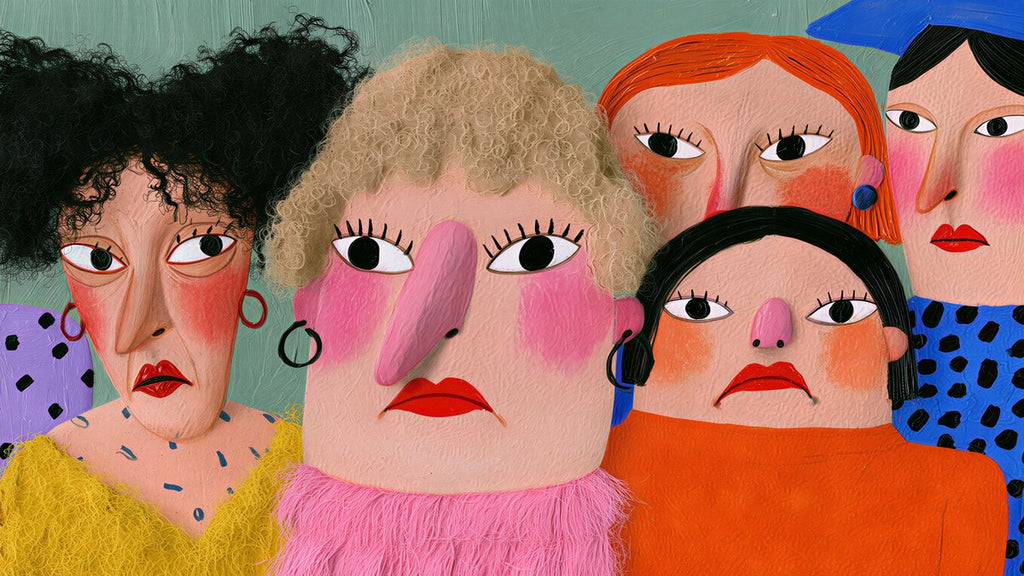 Five Grumpy Ladies artwork