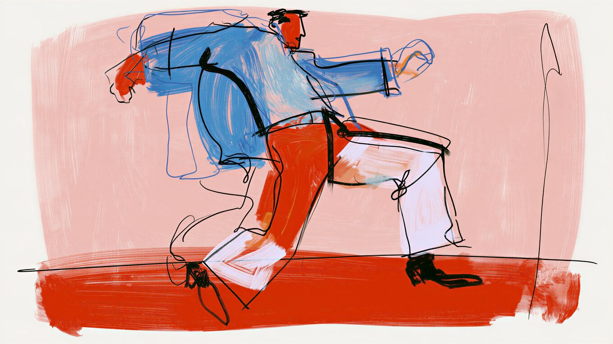 Dancing Man Lines artwork