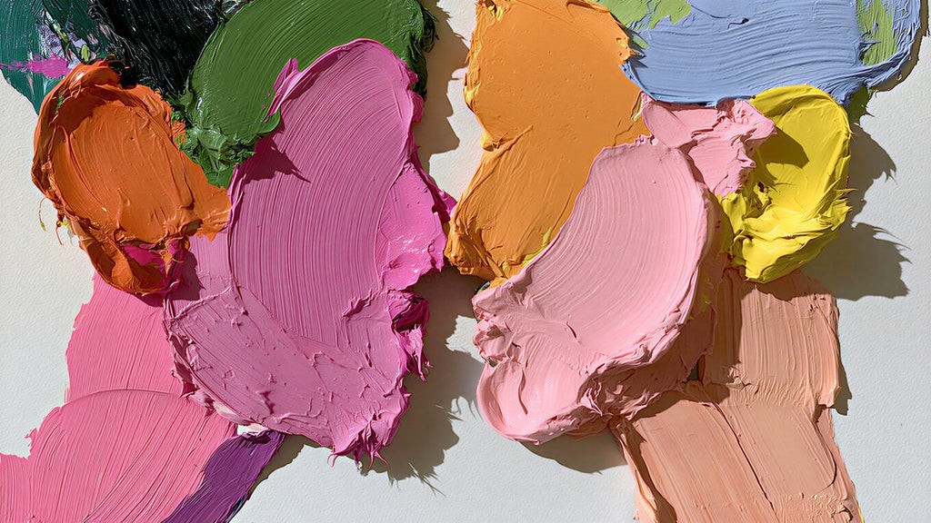Glossy Pastel Strokes artwork