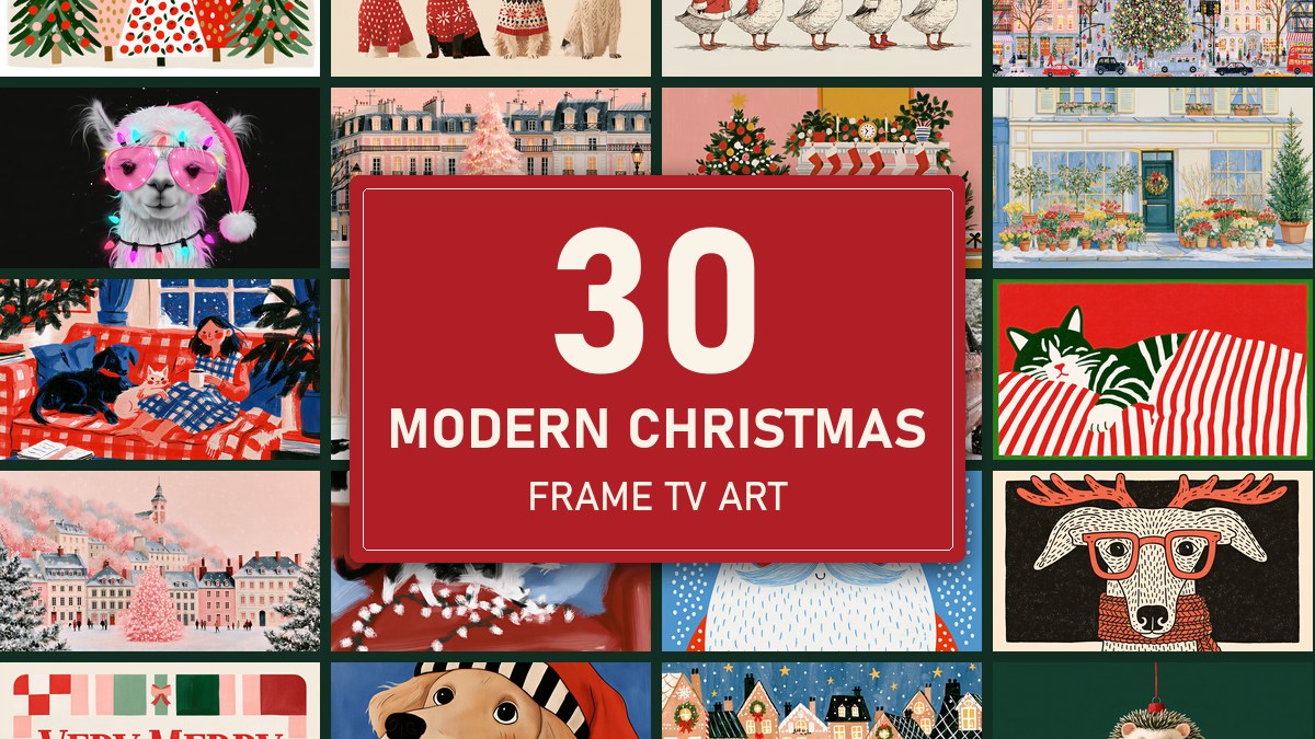Modern Christmas Bundle of 30 cover artwork