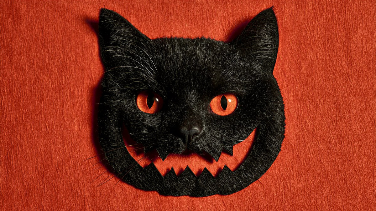 Carved Cat Lantern artwork