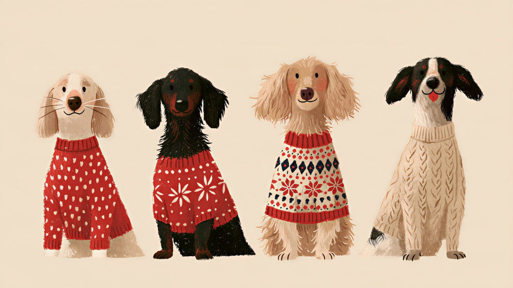 Knit Sweater Dogs artwork