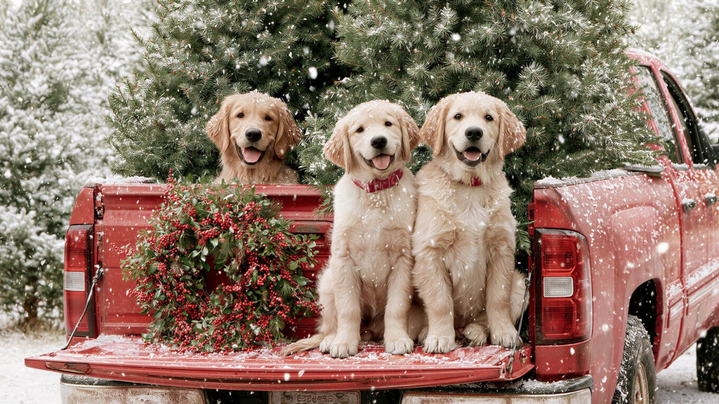 Red Truck Puppies artwork