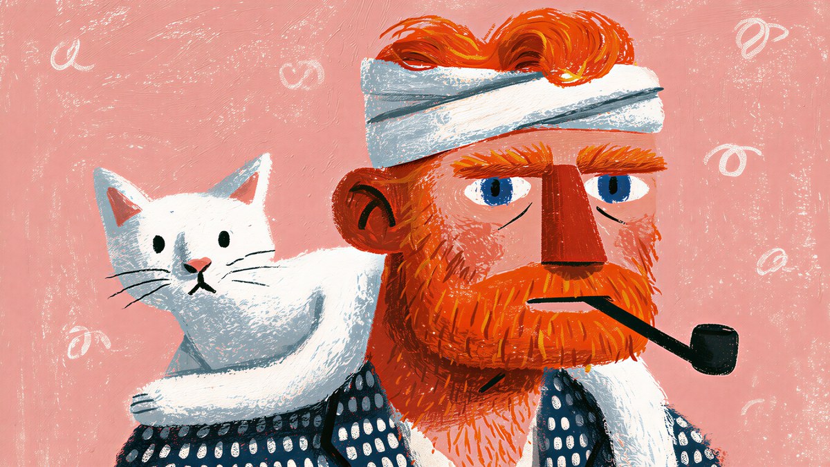 Pipe and White Cat artwork