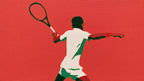 Tennis Swing Silhouette artwork